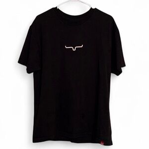Kimes Ranch Black Tee with White Logo